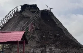 Volcán del Totumo colapsado. 