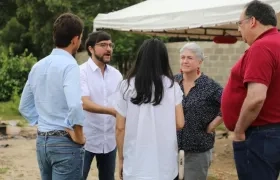 Visita de Minvivienda a los lotes en Barranquilla.