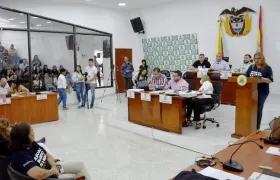 Sesión en el Concejo de Barranquilla.