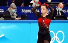 Kamila Valíeva, patinadora rusa. 