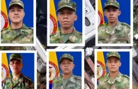 Los seis militares asesinados,