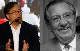 El candidato Gustavo Petro y Fernando González-Pacheco