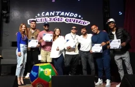 Premiación de 'Cantando a Calzón Quitao'.