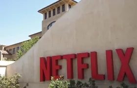 Fotografía del logotipo de Netflix.