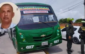 José del Carmen Hernández Padilla conducía este bus cuando fue asesinado. 