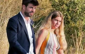 Gerard Piqué y Clara Chía llegan a la boda en Costa Brava.