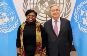 Francia Márquez y António Guterres.