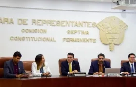 Ministra Carolina Corcho en la Comisión Séptima de la Cámara.
