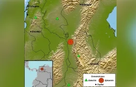 El reporte del Servicio Geológico Colombiano desde Pailitas.