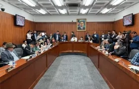 Comisión Séptima del Senado durante inicio de la discusión del proyecto de Reforma Pensional.