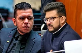 Jota Pe Hernández e Inti Asprilla, senadores de la Alianza Verde.