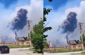 Las detonaciones obligaron a evacuar a la población del distrito Krasnogvardeiski.