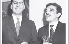 Mario Vargas Llosa y Gabriel García Márquez en el libro "Los genios".