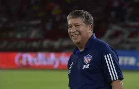 Hernán Darío Gómez, director técnico del Junior. 