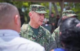 El comandante del Ejército Nacional, general Luis Mauricio Ospina Gutiérrez