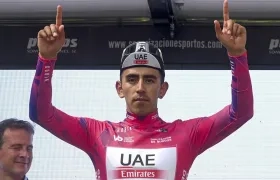 Juan Sebastián Molano, corredor colombiano del UAE Emirates. 