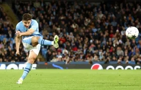 El argentino Julián Álvarez se reportó con un doblete en la victoria del Manchester City.