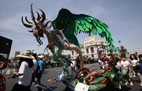 Desfile de alebrijes en México.