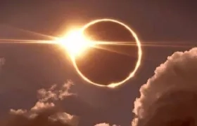 Eclipse anular de Sol. 