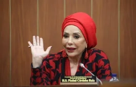 La senadora Piedad Córdoba.