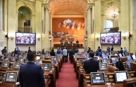 Plenaria de la Cámara, donde se debate la Reforma a la Salud. 