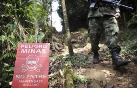 Zona de minas antipersonas. 