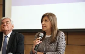 Martha Lucía Zamora, saliente directora, ex la Agencia Nacional de Defensa del Estado