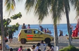 El taxista recorrió las playas de El Rodadero