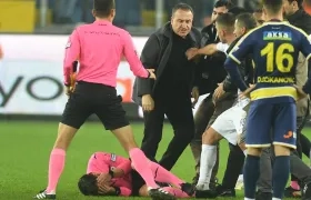 El ataque de Faruk Koca al árbitro  Halil Umut Meler ocurrió el pasado 11 de diciembre. 
