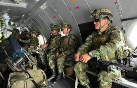 Las fuerzas militares desplegaron más de 200 soldados adicionales al sur de Bolívar