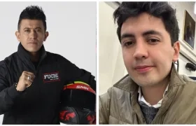  Julián 'Fuchi' Forero y Ángelo Schiavenato.