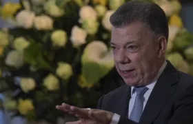 El expresidente de Colombia Juan Manuel Santos. 
