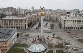 Kiev, capital de Ucrania. 