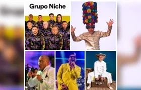 Niche, Checo Acosta, Fausto Chatela, Tambó y Will Fiorillo, las agrupaciones musicales de este gran concierto.