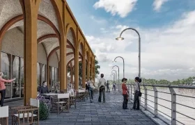 Rénder de lo que será el Gran Malecón de Magangué