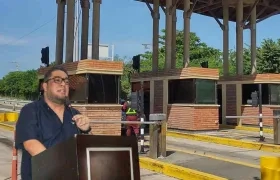 El alcalde de Puerto Colombia, Plinio Cedeño.