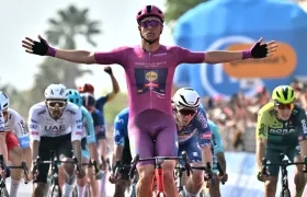 Jonathan Milan logró su segunda victoria en la presente edición del Giro. 