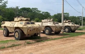 Los vehículos que patrullarán el sur de Bolívar