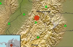 El fuerte sismo de este lunes en la Mesa de los Santos