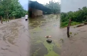 Imágenes de la inundación.