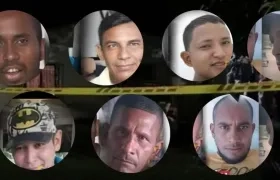 Víctimas de masacre en Rionegro, Antioquia. 