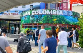 Inauguración de la Casa Colombia.