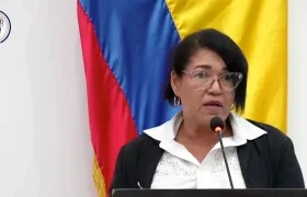 María Correa durante su participación en la sesión informal de la Asamblea del Atlántico.