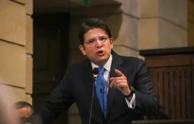 El senador Miguel Uribe.
