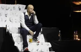 El cantante puertorriqueño Residente en el Movistar Arena.