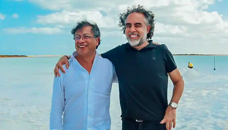 Gustavo Petro y Armando Benedetti.