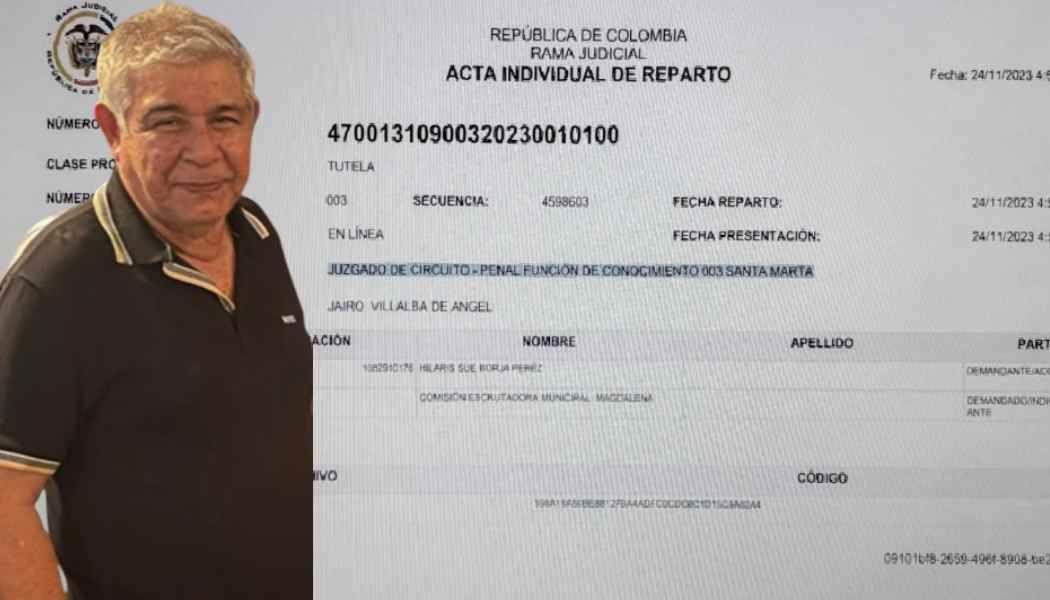 Juez Jairo Villalba De Ángel, papá del juez cuarto laboral, Carlos Villalba del Villar.