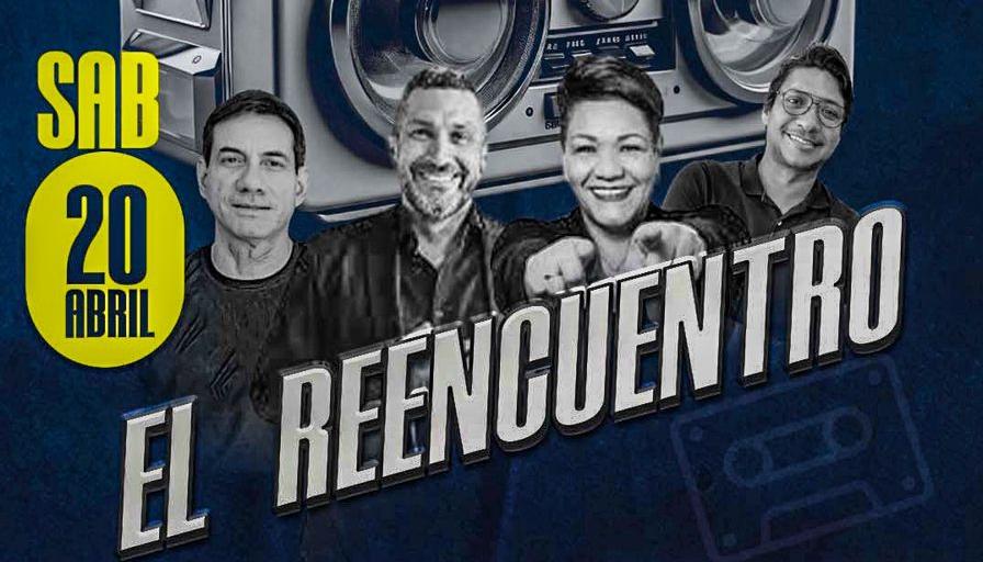 'El Reencuentro' se realizará en Oro Puro Club 80s este sábado.