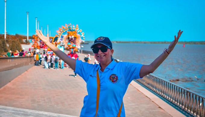 Lisbeth Díaz desde el 2012 hacia parte de la oficina de comunicaciones de Carnaval SAS. 