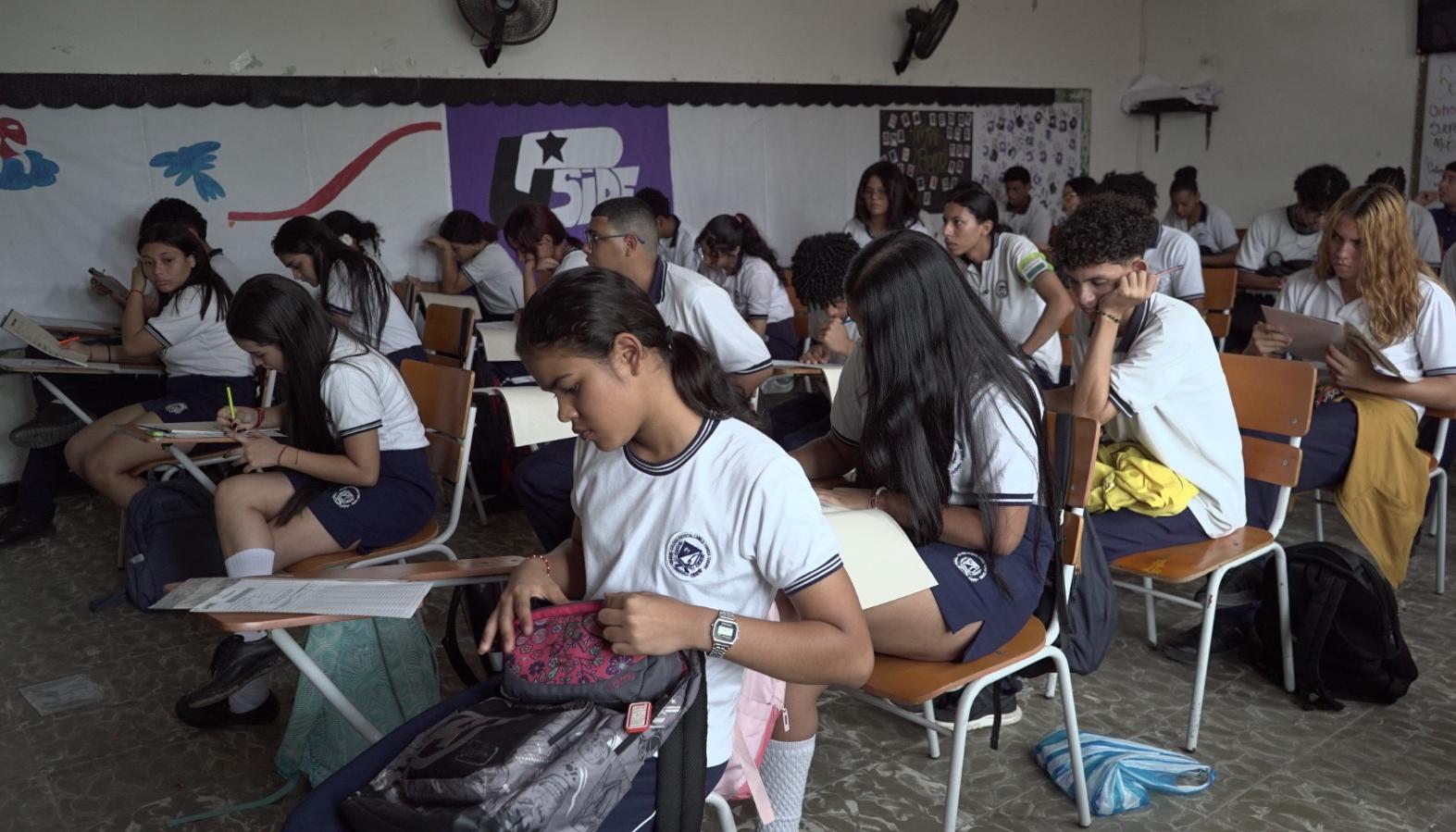 Simulacros en colegios de Barranquilla.